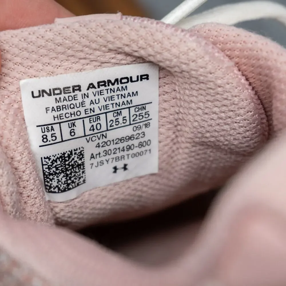 Under Armour Ripple 20 Women's Running Shoes Pink Size‎ 8.5 Sneakers